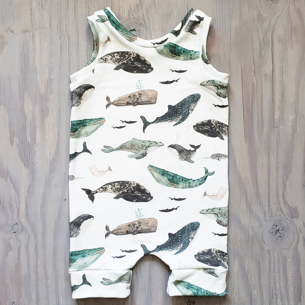 Printed Short Romper
